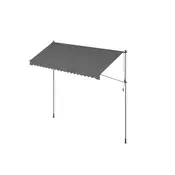 Songmics Nastavljiv objemka za tende tenda 400x120 cm siva