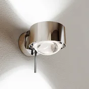Top Light Puk! 80 stenskih LED točkovnih leč prozoren krom - Dnevna soba/jedilnica - Sodobni - Kovina