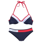 KangaROOS Bikini mornarska/roza/bela