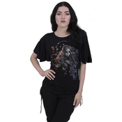 Ženski top SPIRAL - GOTHIC GRACE - črn - K139F719