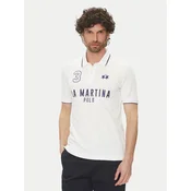 La Martina Polo majica Yeshayahu MAP320 PK001 Bela Regular Fit