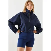 Bianco Lucci Womens Zipper Detailed Raincoat MBMS002