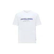 JACK & JONES Majica JJABBO temno modra/rdeča/črna/bela