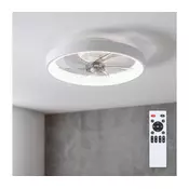 Brilagi - LED zatemljiv stropni ventilator LED/34W/230V, premer 50 cm, bela + daljinski upravljalnik