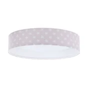 LED prigušiva svetiljka GALAXY KIDS LED/24W/230V sa zvezdicama roze/bela + daljinski upravljac