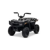 Beneo Licencirani elektricni quad Arctic Cat 12V sa stražnjim pogonom, crni, LED svjetla, litijeva baterija, 2 x 25W motor, originalna licenca