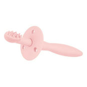Canpol babies silikonska cetkica sa glodalicom za negu desni i zubica51/500 - pink ( 51/500_pin )