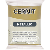 Polimerna glina Cernit Metallic - Starinsko zlato, 56 g