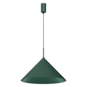 Milagro Milagro Capital viseča svetilka, zelena, O46 cm, 1 x GX53