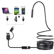 K&F Wireless USB Inspection Camera, Waterproof Endoscope Inspection Camera with 6 LED Lights, 3 in 1