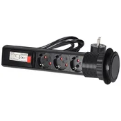 Orno Produžni kabel sa 3 x Schuko uticnice, ugradbena - OR-AE-1347(GS)/B