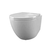 Sdr Ceramiche ViseČa Wc Školjka Bull500 Rimless - Bianco Lucido.