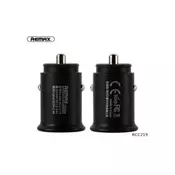 REMAX POLNILEC REMAX 12V-24V RCC219 2xUSB 2,4A črn ZA AVTO