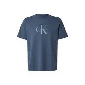 Calvin Klein Jeans Majica Hero dimno modra/siva/žad