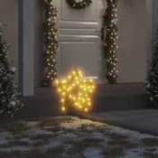 Ukrasna božicna svjetla sa šiljcima 3 kom zvijezde 50 LED 29 cm