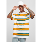 Starter Logo Striped Tee White/Yellow