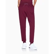 Armani Exchange za ženske. XW000986AF16114UA343 Jogger Essential hlače bordo barve (M), Priložnostno, Bombaž, Burgundija