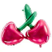 Folija balon z motivom češenj, 88x73cm, mix 1 kos.