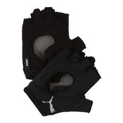 PUMA Sportske rukavice, crna / siva