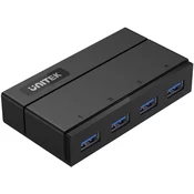 Unitek UNITEK Y-HB03001 USB 3.2 Gen 1 Type-A Hub, 4 porta, crni