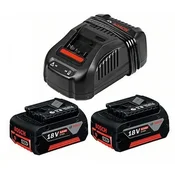 Set brzi punjac GAL 1880 CV i dve baterije 18 V 5,0 Ah Professional Bosch