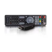 Wiwa DVB-T/T2 tuner WIWA H.265 MINI z višjo definicijo in multi-kodnim daljinskim upravljalnikom, črna barva