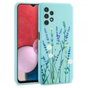 Liquid silikonski ovitek Pomlad za Samsung Galaxy A13 LTE A135 - moder