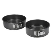 Set of 2 round cake pans, steel - MasterClass