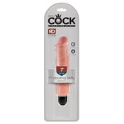 King Cock 7 Stiffy - vodootporni, realisticni vibrator (18cm) - prirodni<br />