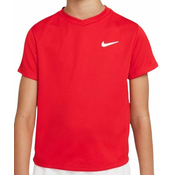Majica za djecake Nike Court Dri-Fit Victory SS Top B - university red/university red/white