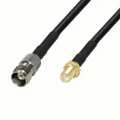 Antenski kabel SMA vtičnica/TNC vtičnica RG58 1m