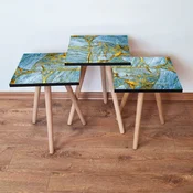 Hanah Home Set klub stocica 3Shp318, 3 komada, Šarena