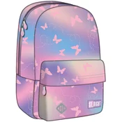 St.Right Pink butterfly ružicasta školska torba s leptirima, ruksak BP33 40x27x17 cm