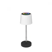 LED RGBW prigušiva spoljašnja punjiva stona lampa LED/2W/5V IP44 1200 mAh siva