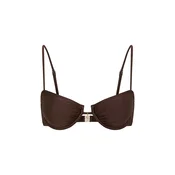 LSCN by LASCANA Bikini zgornji del temno rjava