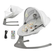 KINDERKRAFT Stolica za ljuljanje LUMI 2 DARK GREY