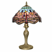 Searchlight EU1287 - Tiffany stona lampa DRAGONFLY 1xE27/60W/230V