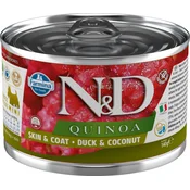N&D Vlažna hrana za pse Can Dog Quinoa Mini Duck&Coconut, 140g