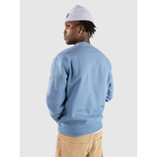 HUF Set Triple Triangle Crewneck Pulover slate blue Gr. S