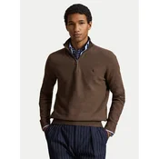 Polo Ralph Lauren Pulover 710B18060002 Temno rjava Regular Fit
