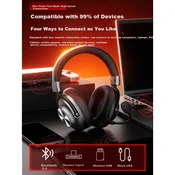 Jinyun Gaming Bluetooth slušalice, Crne