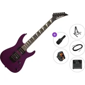 Jackson JS Series Dinky Minion JS1X AN Premium SET Pavo Purple Elektricna gitara