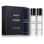 Chanel Bleu de Chanel parfumska voda zasuči in razprši 3x20 ml za moške