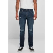 Mens Distressed Jeans Dark Blue