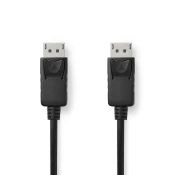 Displayport Kabel | DP muški – DP muški | Standard 1.2 | 2.0 m | Crni | NEDIS