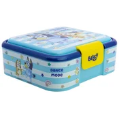 Stor Bluey SUPREMA škatla za prigrizke za otroke - 3 predali, brez BPA, 50637