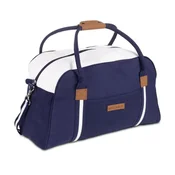 Potovalna torba Svilanit Nautic, modro-bela, 51x30x20 cm