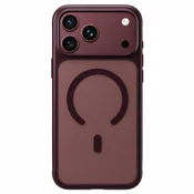 Hibridni ovitek Blueo Skin Friendly Frosted Anti-Drop MagSafe za iPhone 17 Pro Max/18 Pro Max - cherry