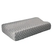 shumee Ortopedska, ergonomska, profilirana blazina iz zdravju koristne spominske pene za spanje 30x50 cm - Deco Gray