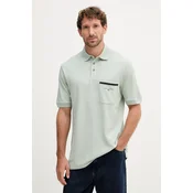 Bombažen polo Armani Exchange moški, zelena barva, XM000990 AF10366